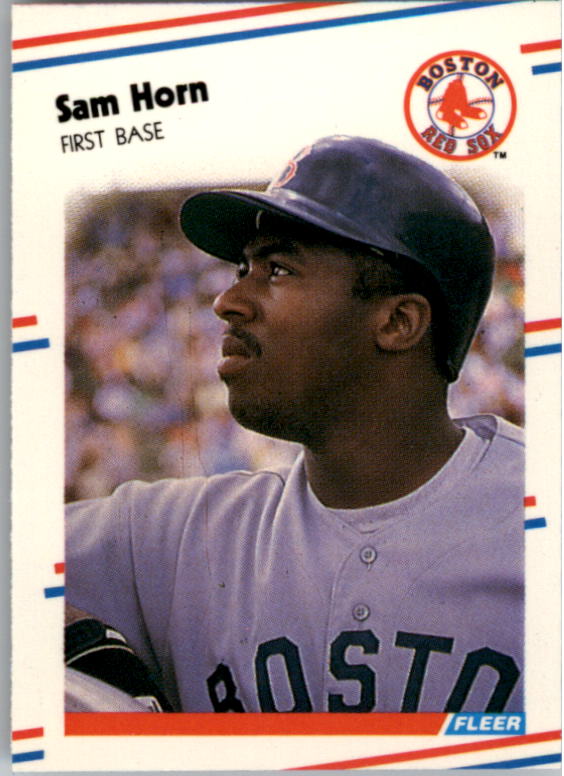 1988 Fleer Mini Baseball Cards 008      Sam Horn